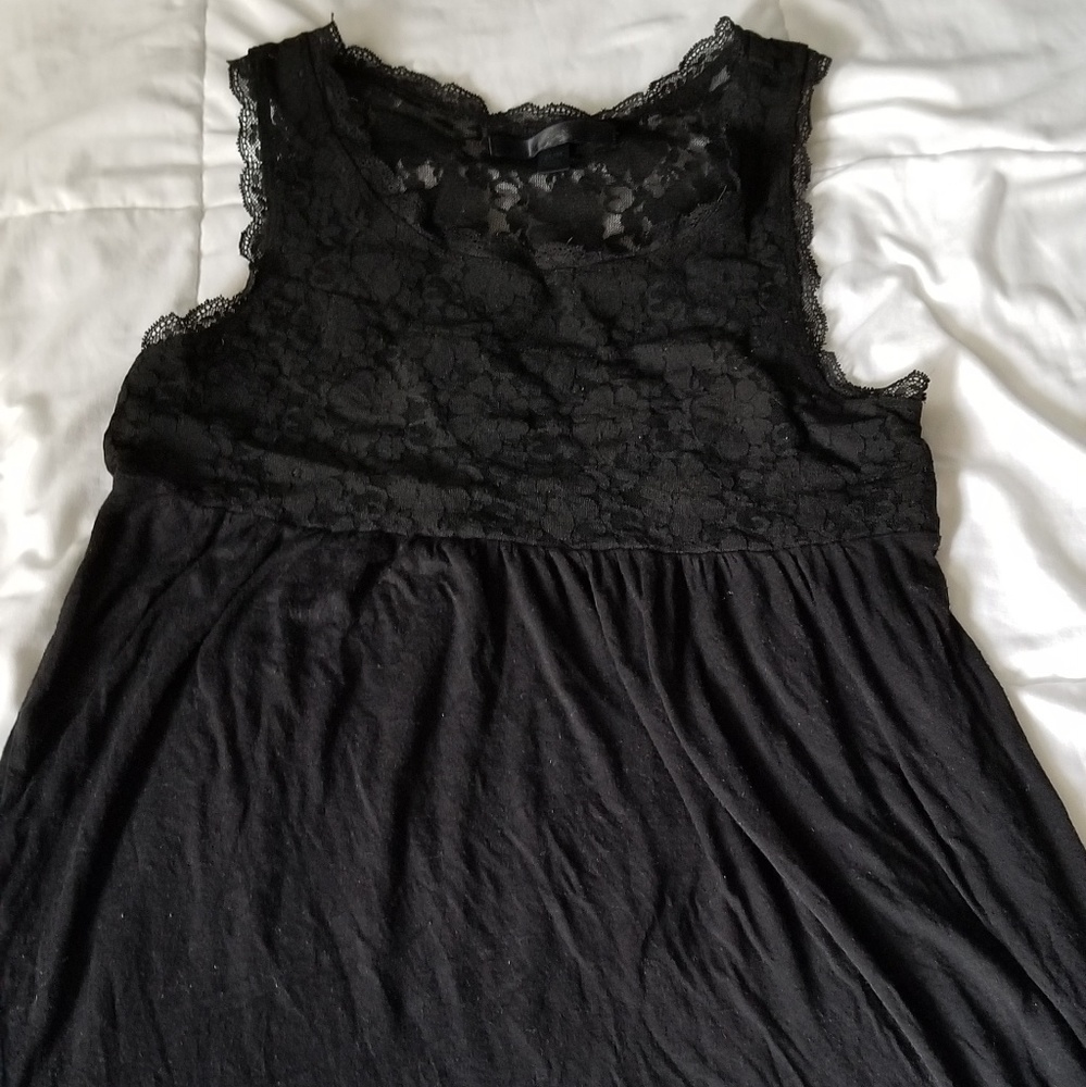 Black lace top